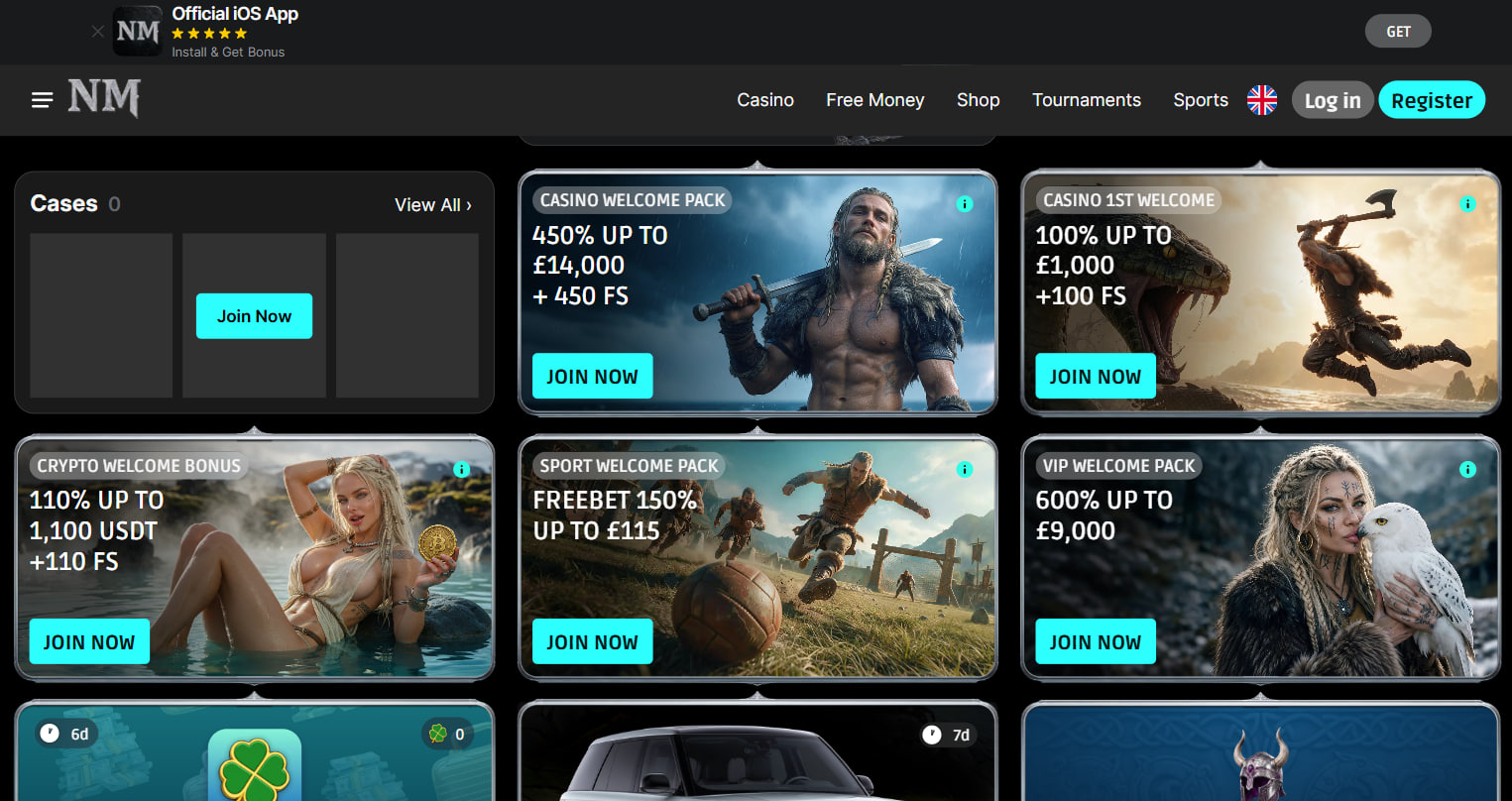 NorseMania Casino Bonuses